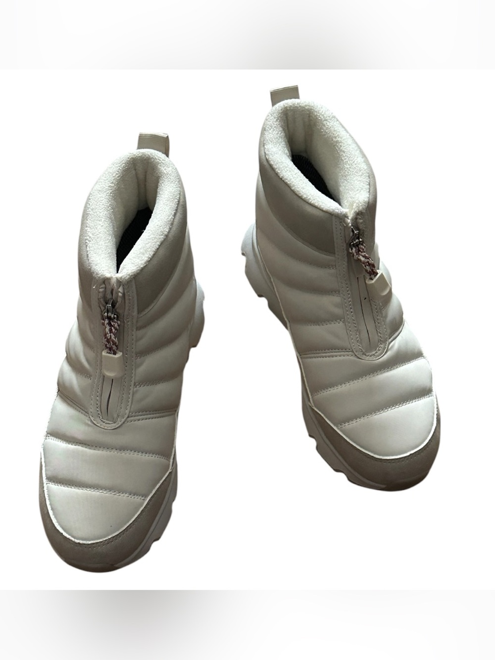 Magellan Puffer Winter Boots - Quilted Zip Front